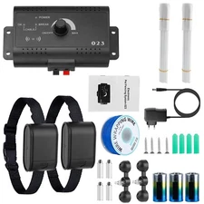 Wireless Electric Dog Fence Containment System Waterproof Shock Collar For 2 Dog