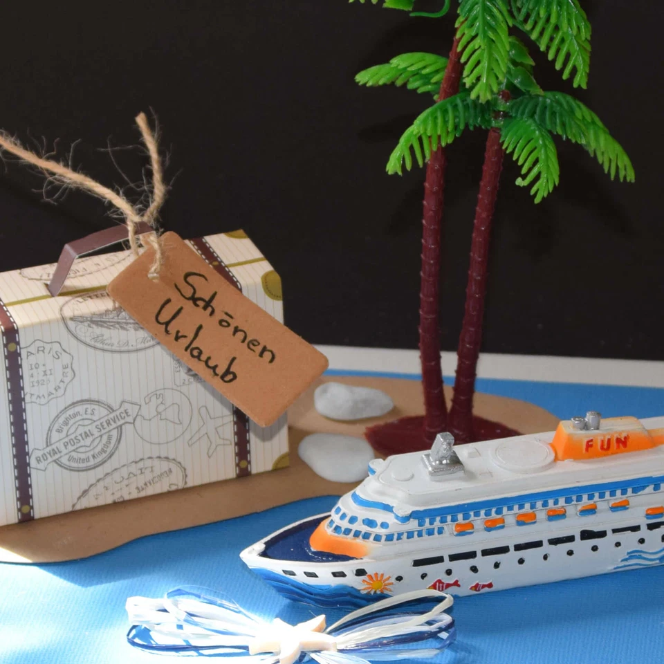 Geldgeschenk Schiff Reise URLAUBSGELD REISEKASSE REISEZUSCHUSS Kreuzfahrt - Bild 2 von 3