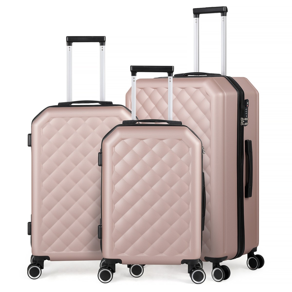 Hardcase Luggage 360 Luggage Set Deals Brown Luggage Piece