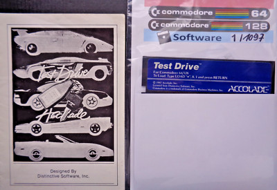COMMODORE 64/128 -- TEST DRIVE (ACCOLADE - DISK)