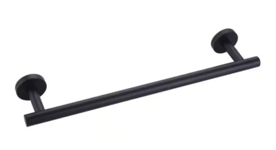 Arcora 16 in. Wall Mounted Single Towel Bar in Matte Black