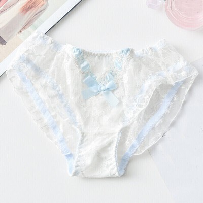 Cute Japanese Mori Girls Bow Panties Sexy Underwear Lolita Underpant Briefs