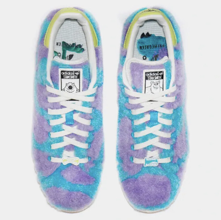 New Disney adidas Stan Smith Monsters Inc Sully Fur Mens Shoes