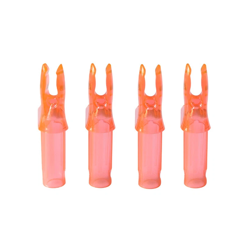 50pcs Archery Arrow Nocks Insert Tails Plastic Tips ID 6.2mm Shaft Bow Shooting - Image 4 of 4