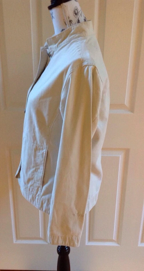 Chaqueta blazer para mujer Columbia caqui claro talla pequeña Foto 3 de 4