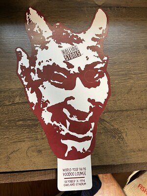 ROLLING STONES 1994 VOODOO LOUNGE Tour Oakland Stadium FACE MASK