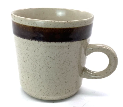Vintage Statastone Speckled Stoneware Coffee Cup Mug Made in Japan