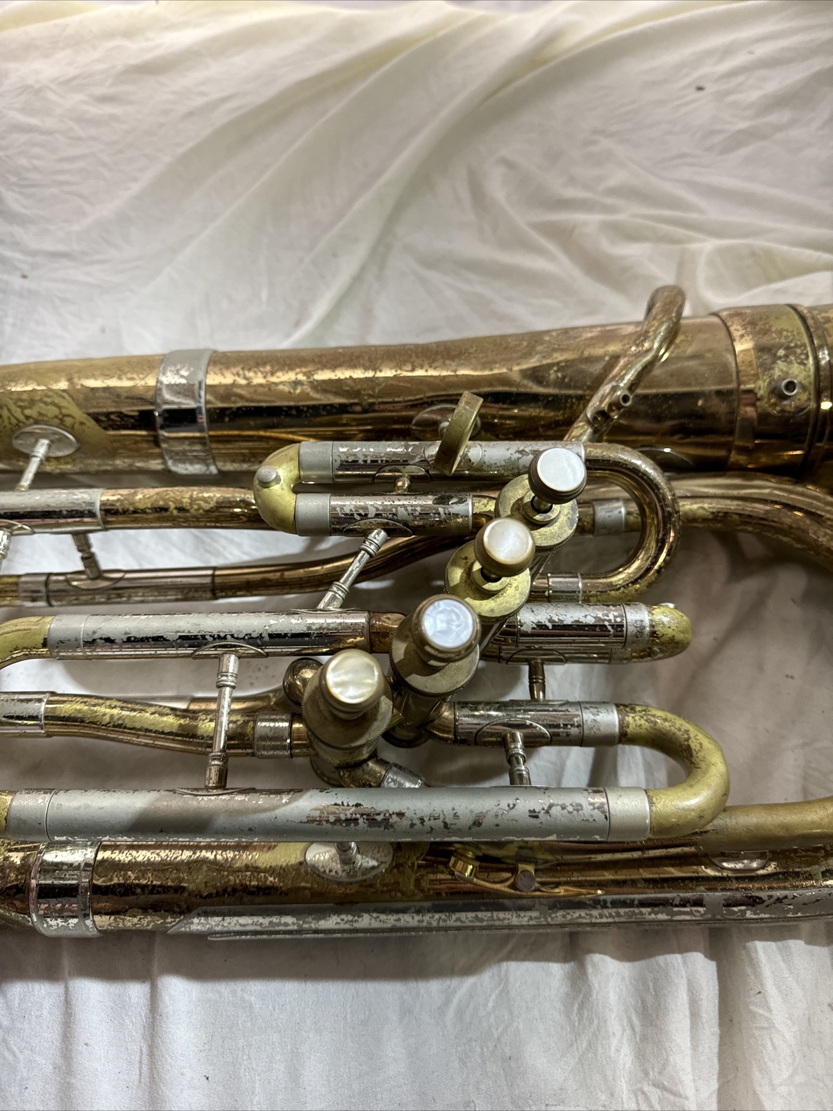 Olds 4 Valve Baritone Horn eBay