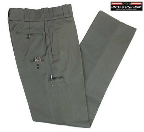UNITED UNIFORM GREEN EIGHT POCKET POLY 