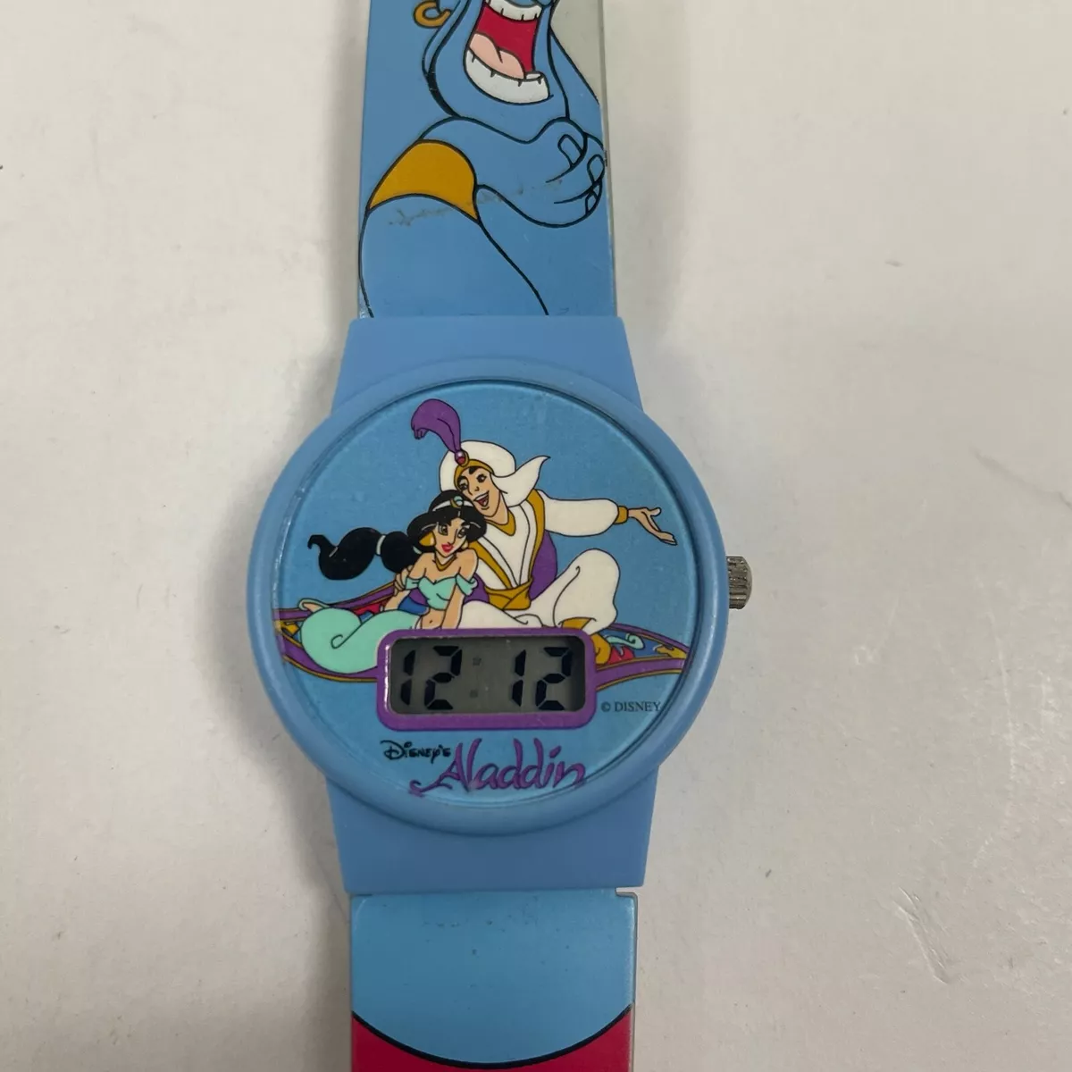 Vintage Disney Aladdin Digital Wrist Watch New Battery from VHS release