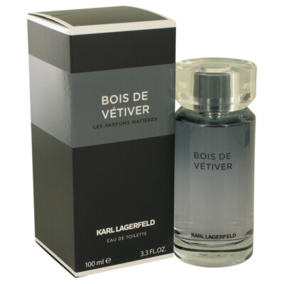 Bois De Vetiver Men's Cologne by Karl Lagerfeld 3.3oz/100ml  EDT Spray