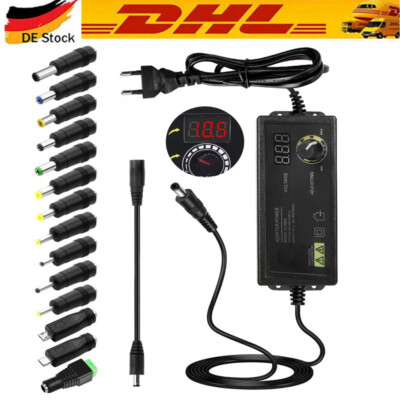 Steckernetzteil Regelbar 2,5A 60W DC 3V-24V Schalt Netzteil Trafo Schaltnetzteil