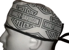 Biker Scrub Hat Chemo Cap