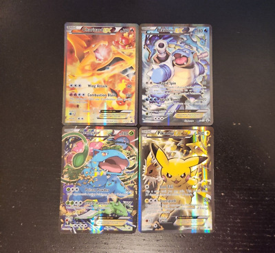 FULL ART Blastoise, Charizard, Venusaur, Pikachu EX XY121 FULL ART Blastoise, Charizard, Venusaur, Pikachu EX XY121