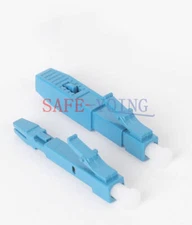 10pcs LC UPC FTTH Rapid Optical Fiber Connector SM 0.9mm Fast Connector