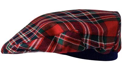 Herren Schottenkaro Flatcap MacFarlane modern Schottenkaro Einheitsgröße schottisch hergestellt Mütze