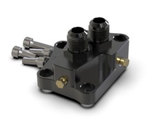 RB OIL PLATE BLOCK ADAPTER KIT AN10 SENSOR fits NISSAN SKYLINE RB25DET R33 GTS-T