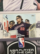 2020 Topps Update Baseball Juan Soto World Series Variation SP #U-255