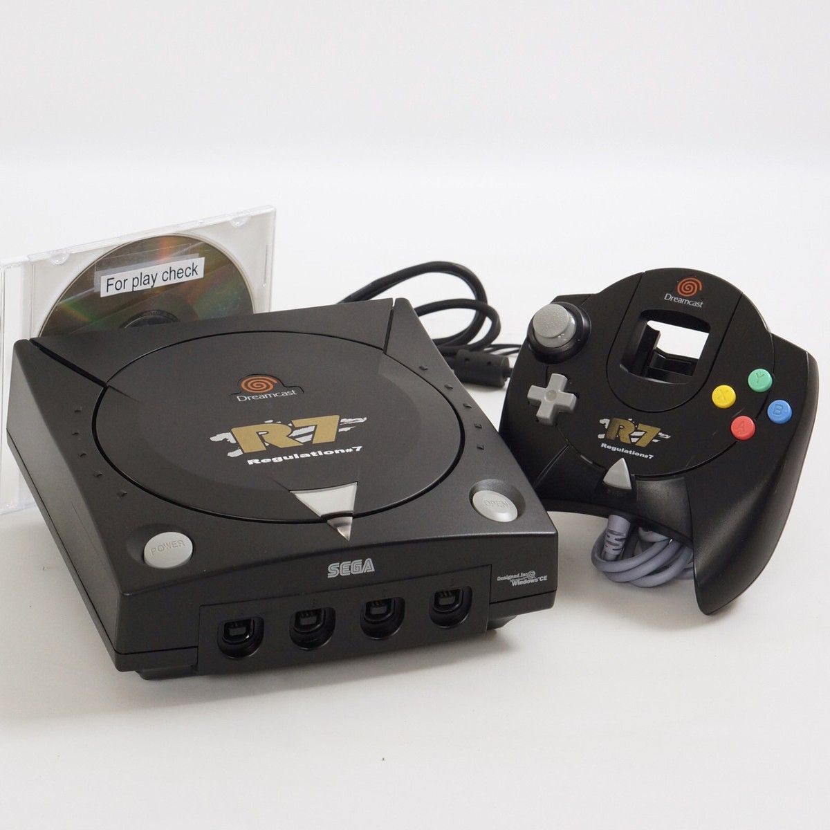 Dreamcast R7 Limited Console System Tested Sega JAPAN UGO 2000 Ref 