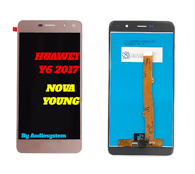 QiongniAN Custodia per Huawei Nova Young 2017 MYA-L11 / Y6 2017 MYA-L41 / Y5 2017 MYA-L03 MYA-L23 MYA-L02 MYA-L22 / Honor Changwan 6 MYA-AL00 MYA-TL10 Custodia Case Cover Purple