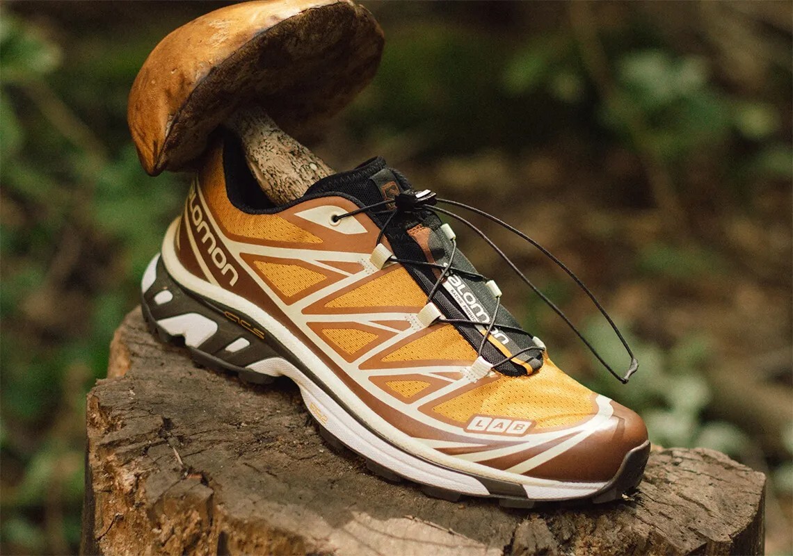FINE x Salomon XT 6 Arancione Porcini UK11 SPEDIZIONE IL GIORNO SUCCESSIVO