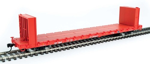 Walthers Mainline HO 5871 Canadian Pacific 60' Bulkhead Flatcar Güterwagen | Zustand: New