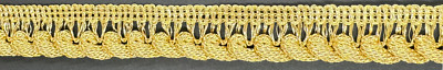 3/4'' Metallic Gold Twisted Rope  Cord Gimp Braid Costume Fabric Trim 5 Yards