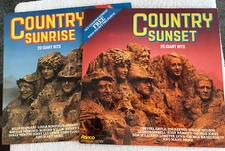 Country Sunrise & Country Sunset - Twin LP Set" Various" 1981 Compilation M/N