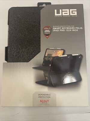 UAG - Scout Slim Heavy-Duty Case for iPad Pro 12.9'' (3th Generation 2018) -Black