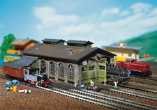 Faller 222116 N scale 1:160 Kit of a Locomotive shed