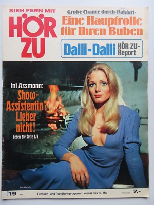 Hörzu 19/1972, Österreich, Ini Assmann, Dunja Rajter & Les Humphries, Peter Uray