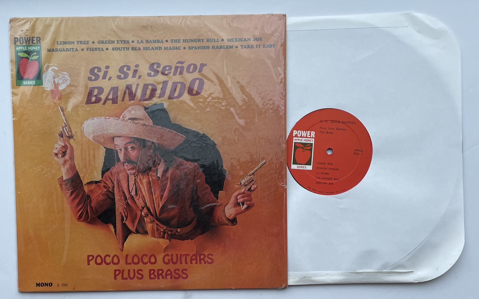 POCO LOCO GUITARS PLUS BRASS - Si, Si Senor BANDIDO LP Orig1966 D 399 NEAR MINT