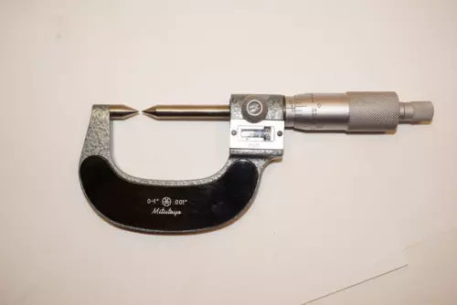 NOS Mitutoyo 0-1" 45 Degree Point Digital Micrometer.  0.001" GRAD. Japan.