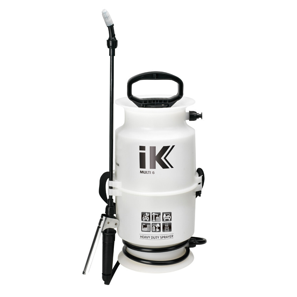 IK Multi 6, 4L Drucksprüher Reinigungsprüher Sprüher zur Desinfektion Autowäsche