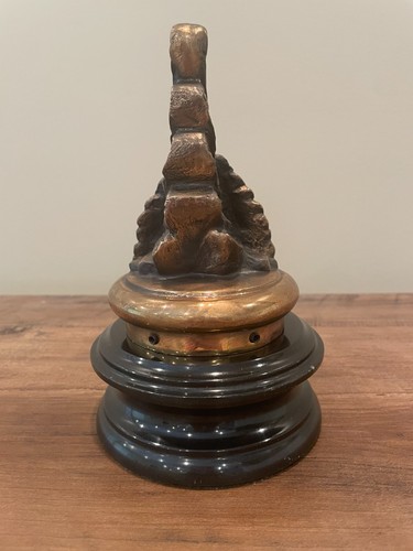 De colección Original 1920 PONTIAC Jefe Volador Cabeza India Radiador Gorra CAPUCHA ADORNO - Imagen 3 de 5