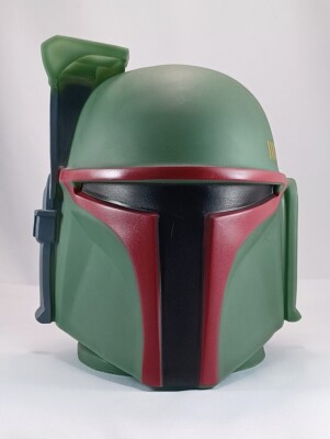 Star Wars Boba Fett Helmet Empty Fifth Sun T-Shirt Container Plastic Display