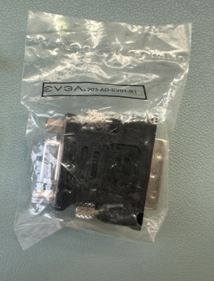 NEW EVGA DVI to VGA Adapter 203-AD-EV01-R1