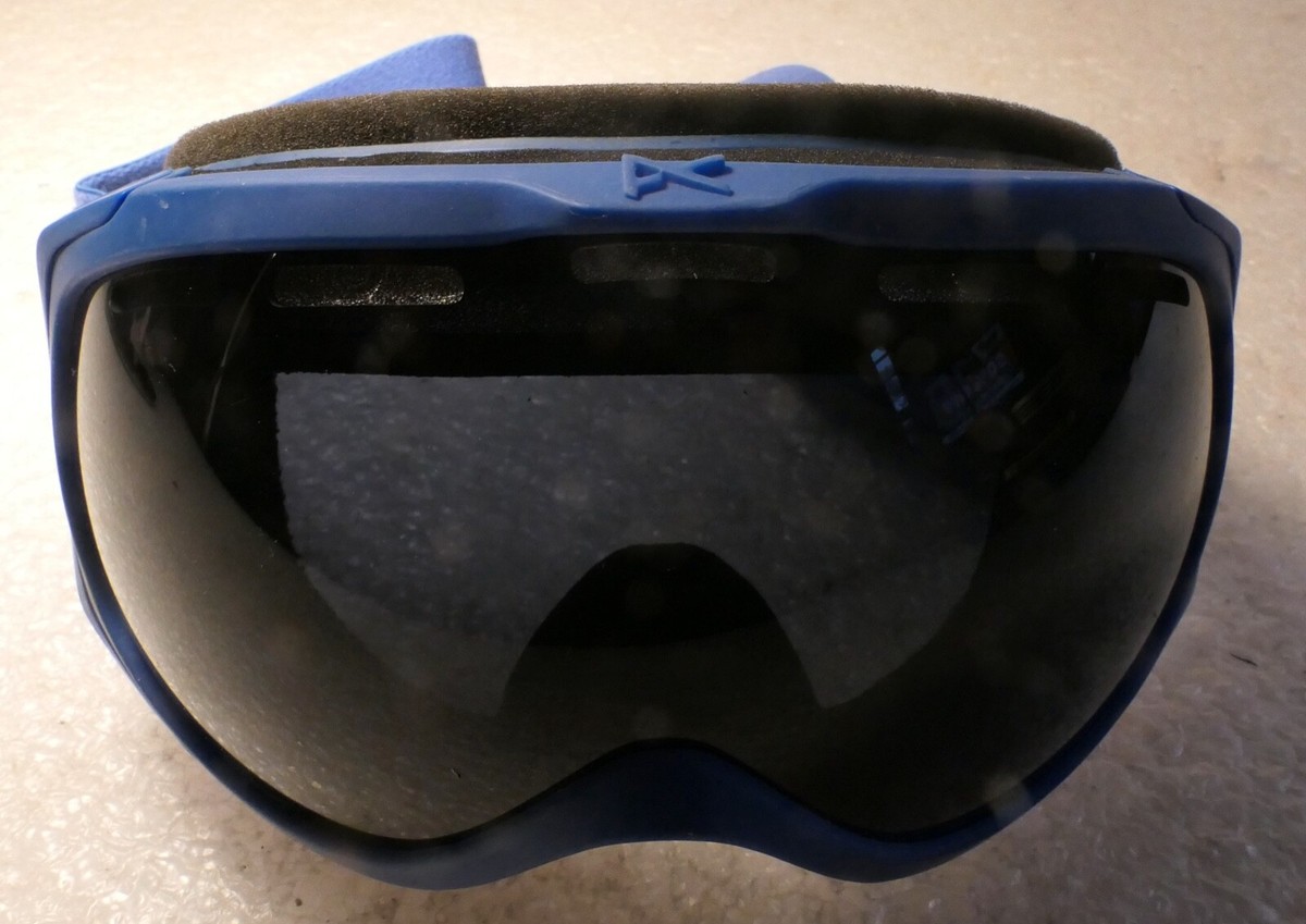 ANON SNOW SKI SNOWBOARDING GOGGLES BLUE DARK LENSE | eBay