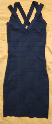 Karen Millen Black Dress Womens BodyCon Sleeveless Size 1 Zip Stretch