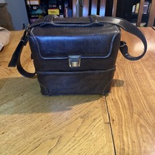 Vintage Diamond Gadg-it Camera Case EL-77 Shoulder Strap Lens Compartment Brown