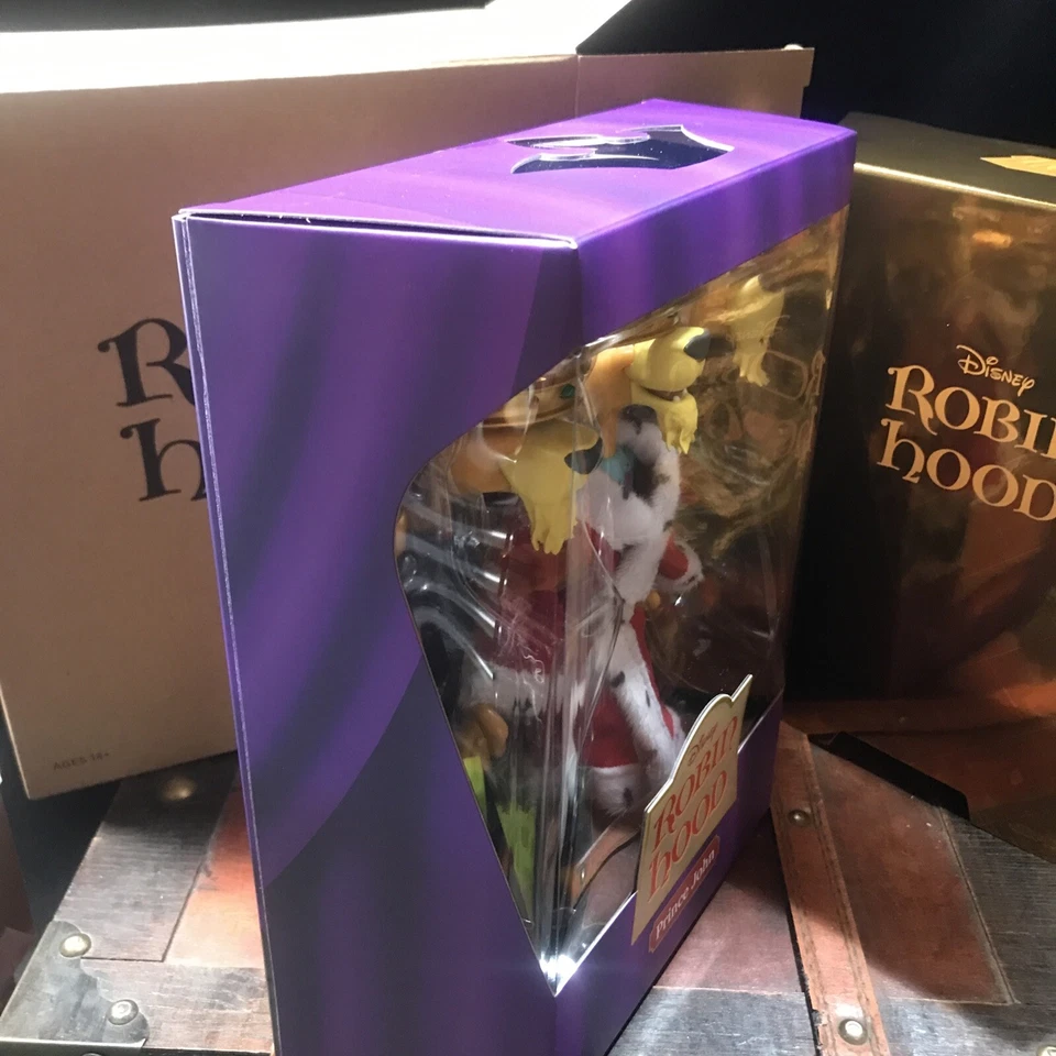 Figura Super7 Disney Ultimates Serie 1: Robin Hood: Prince John Sin usar, en caja Foto 2 de 4