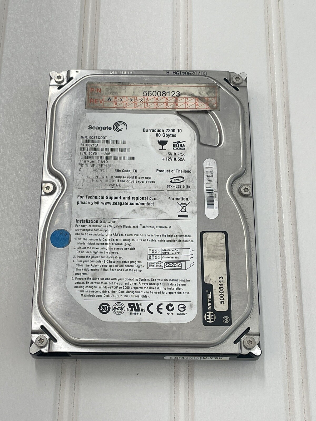 Mitel 50005413 & 56008123 Hard Drive | eBay