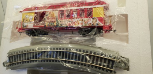 HAWTHORNE VILLAGE McDONALD'S 1950"S PASSENGER CAR & TRACKS, NIB - Picture 3 of 5