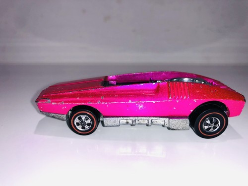 Redline Hotwheels Pink 1969 Whip Creamer Mattel Collectors Toy Car - Picture 2 of 7