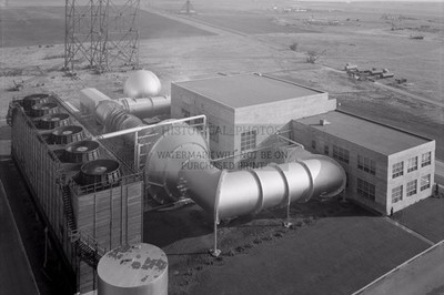 6 X 6 FOOT SUPERSONIC WIND TUNNEL AMES RESEARCH CENTER 1948 4X6 POSTCARD PHOTO