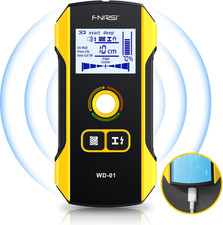 WD-01 6 in 1 Rechargeable Stud Finder Wall Scanner, Positioning Hole  for Wood