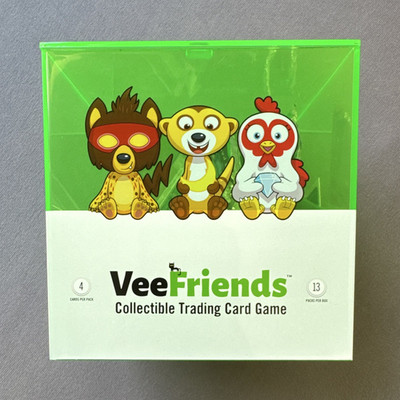 zerocool VeeFriends Web 3 Edition Trading Card Display, 1 Display, 52 Karten