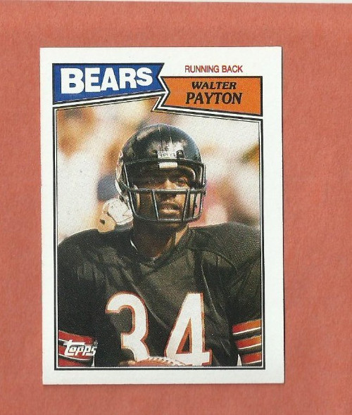 1987 TOPPS WALTER PAYTON CARD #46 CHICAGO BEARS