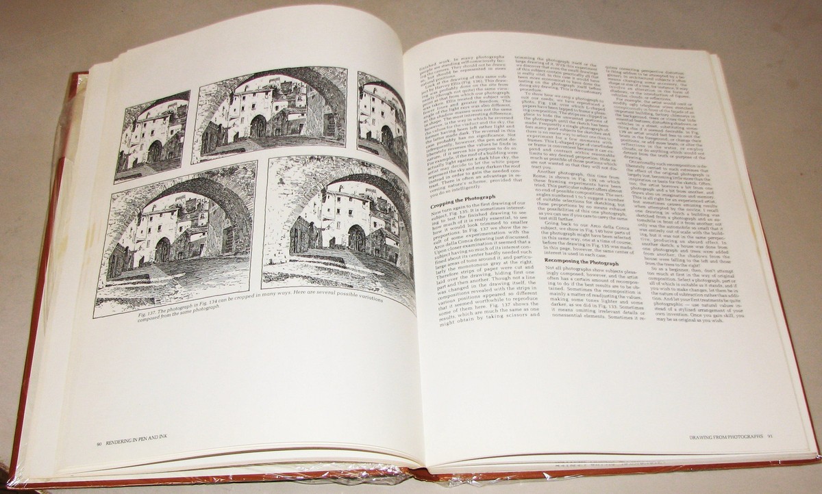 Rendering in Pen and Ink by Arthur Guptill (1976, Hardcover