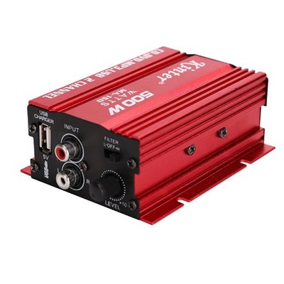 12V 2 Kanal Auto Audio Stereo Verstärker für Subwoofer Auto Soundsystem